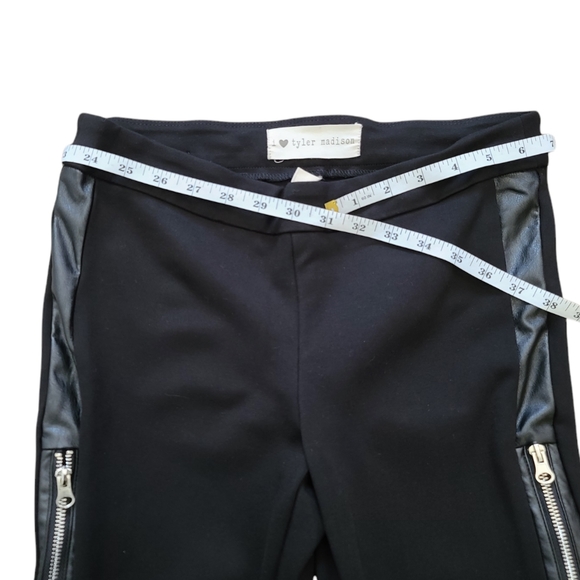 I Love Tyler Madison Black Faux Leather Pants - Picture 3 of 8